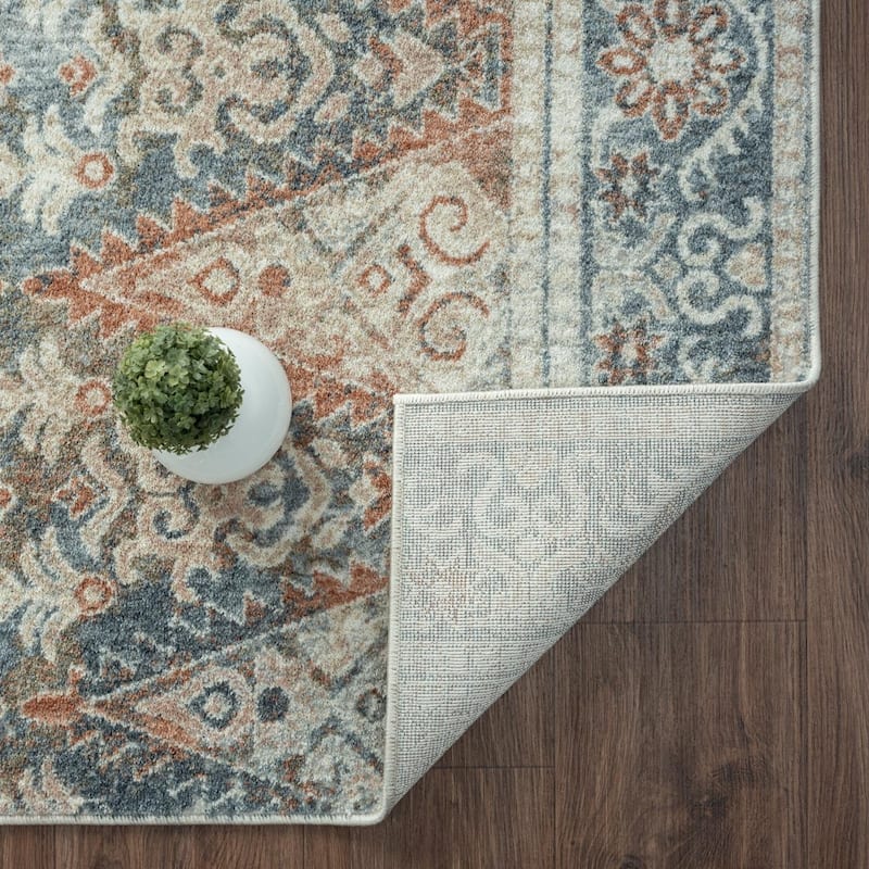 Luxe Weavers Oriental Geometric Area Rug for Bedrooms - 8' x 10'