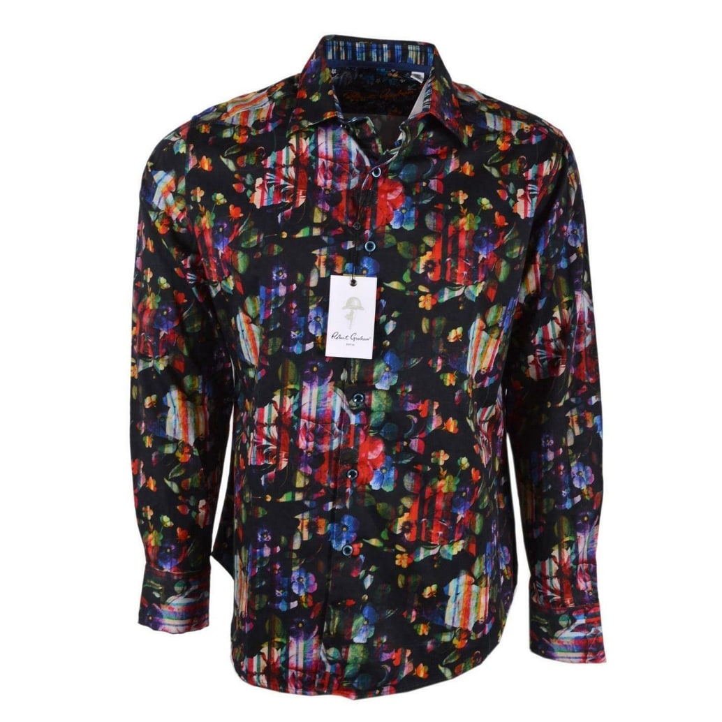 NEW Robert Graham $198 DRY CREEK Printed Paisley Button Down Sports Dress Shirt