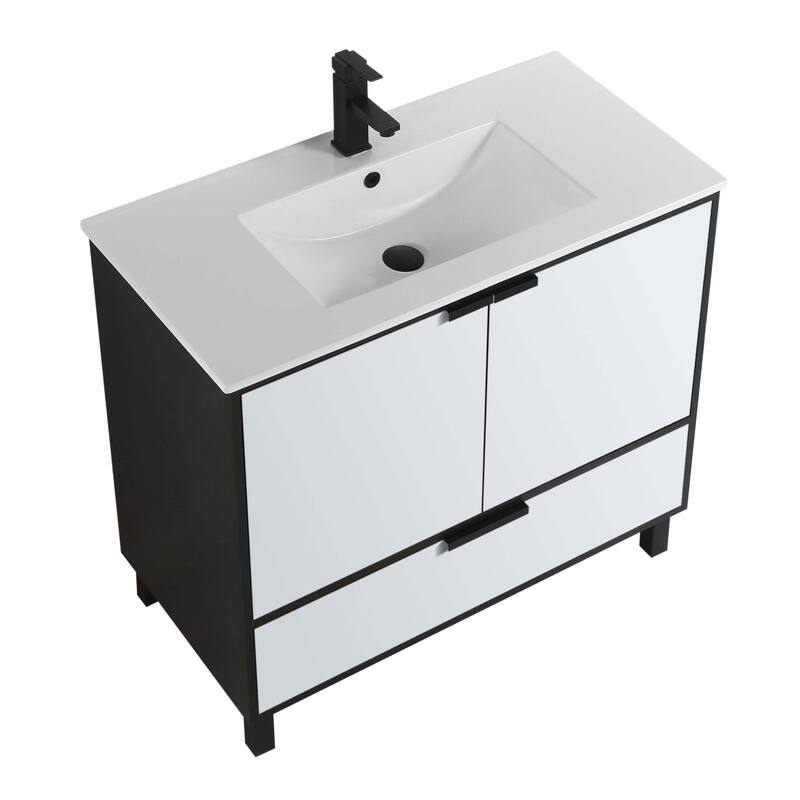 Fine Fixture Bathroom Vanity and Sink, ADA Compliant