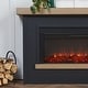 preview thumbnail 18 of 23, Real Flame Bernice Electric Landscape Fireplace 67"