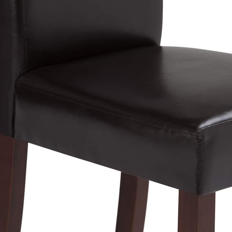WYNDENHALL Normandy Transitional Parson Dining Chair (Set of 2) - 18.1"w x 18.5" d x 39.4" h