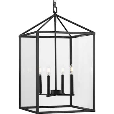 Progress Lighting P500441 Hillcrest 4 Light 17" Wide Pendant