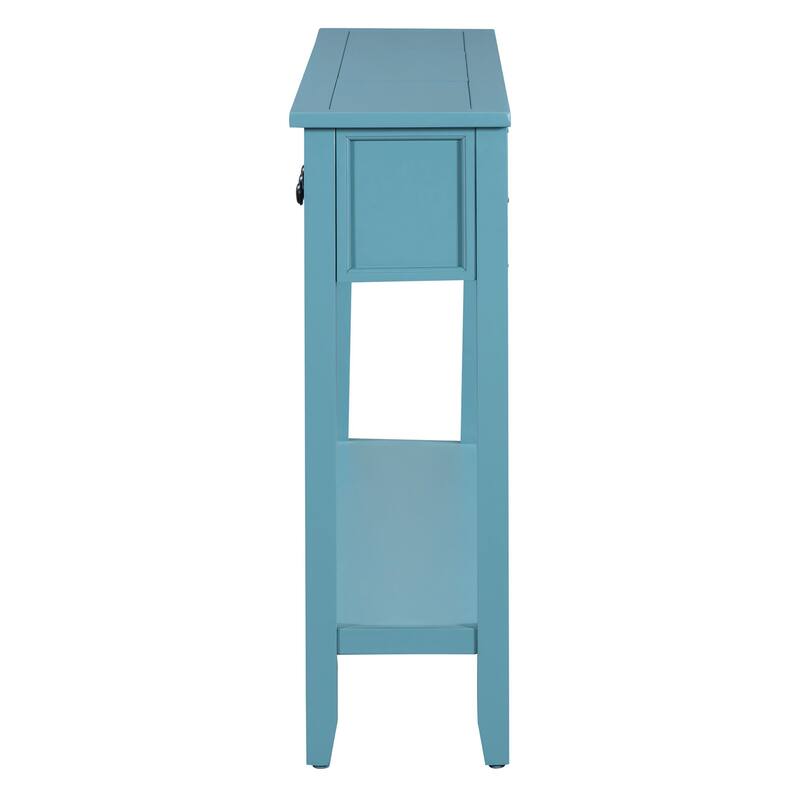 Multi-drawer entry console table