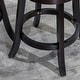 preview thumbnail 5 of 4, 24" Counter Height Slat Back Swivel Stool, 300Lbs Weight Capacity Home Office Chair Accent Chair For Living Room Bedroom