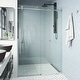 preview thumbnail 53 of 57, VIGO Elan E-class Shower Door with Clear Glass 3L x 52W x 76H - Chrome