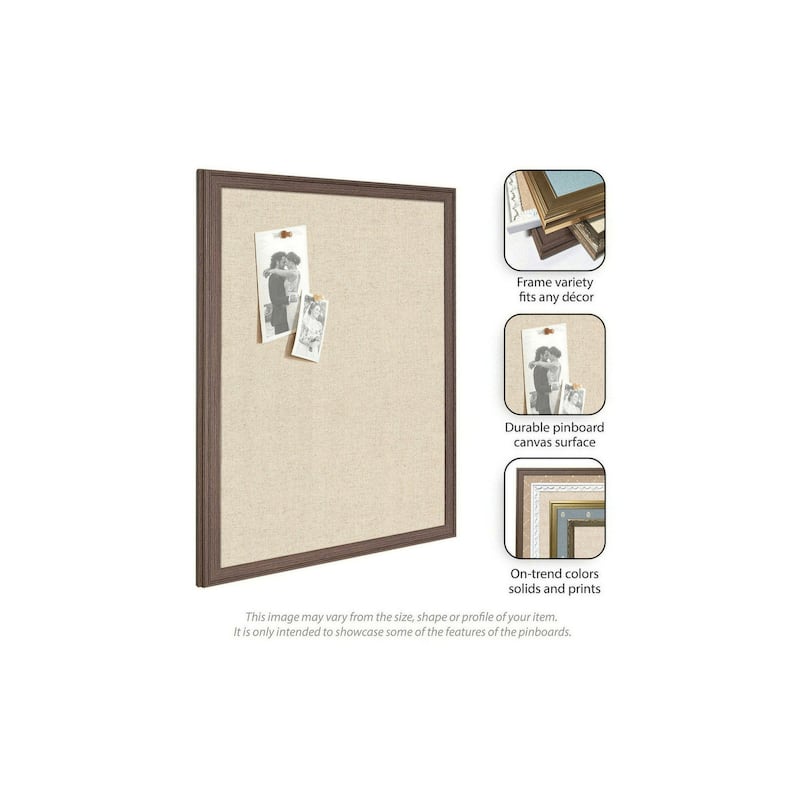 Kate and Laurel Pinboard Neutral Linen