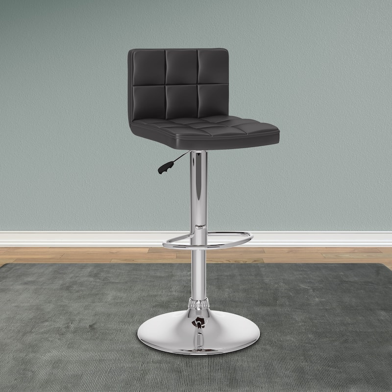 Zion Swivel Adjustable Bar Stool (Set of 2)