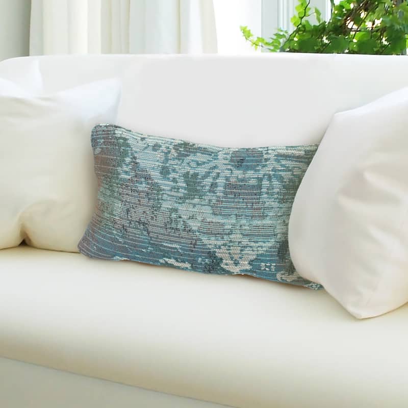 Liora Manne Marina Kermin Indoor/Outdoor Pillow Blue