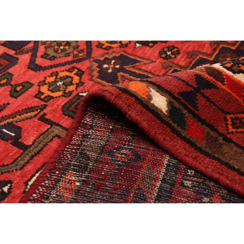 ECARPETGALLERY Hand-knotted Andelz Red Wool Rug - 3'5 x 4'7