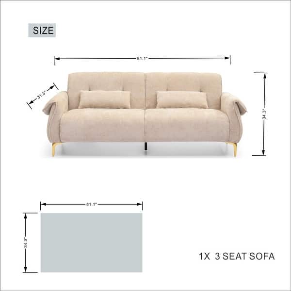 dimension image slide 1 of 7, Modern 6-seater Upholstered Sofa Couch for Living Room (You can choose a whole set or a single piece)