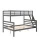 preview thumbnail 9 of 19, Twin over Full Bunk Bed with Ladder,Wooden Bunk Bed with High Guardrail and Ladder for Kids, Teens, Dorm Rooms, and Guest Rooms