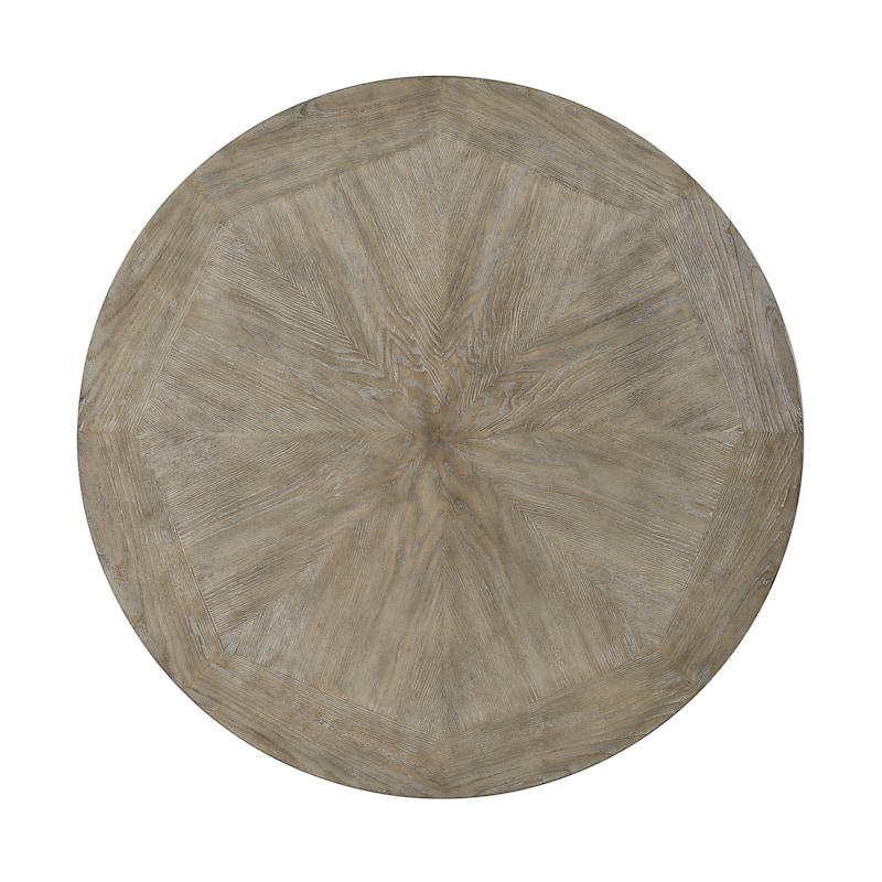 Linon Franklin Industrial Round Coffee Table