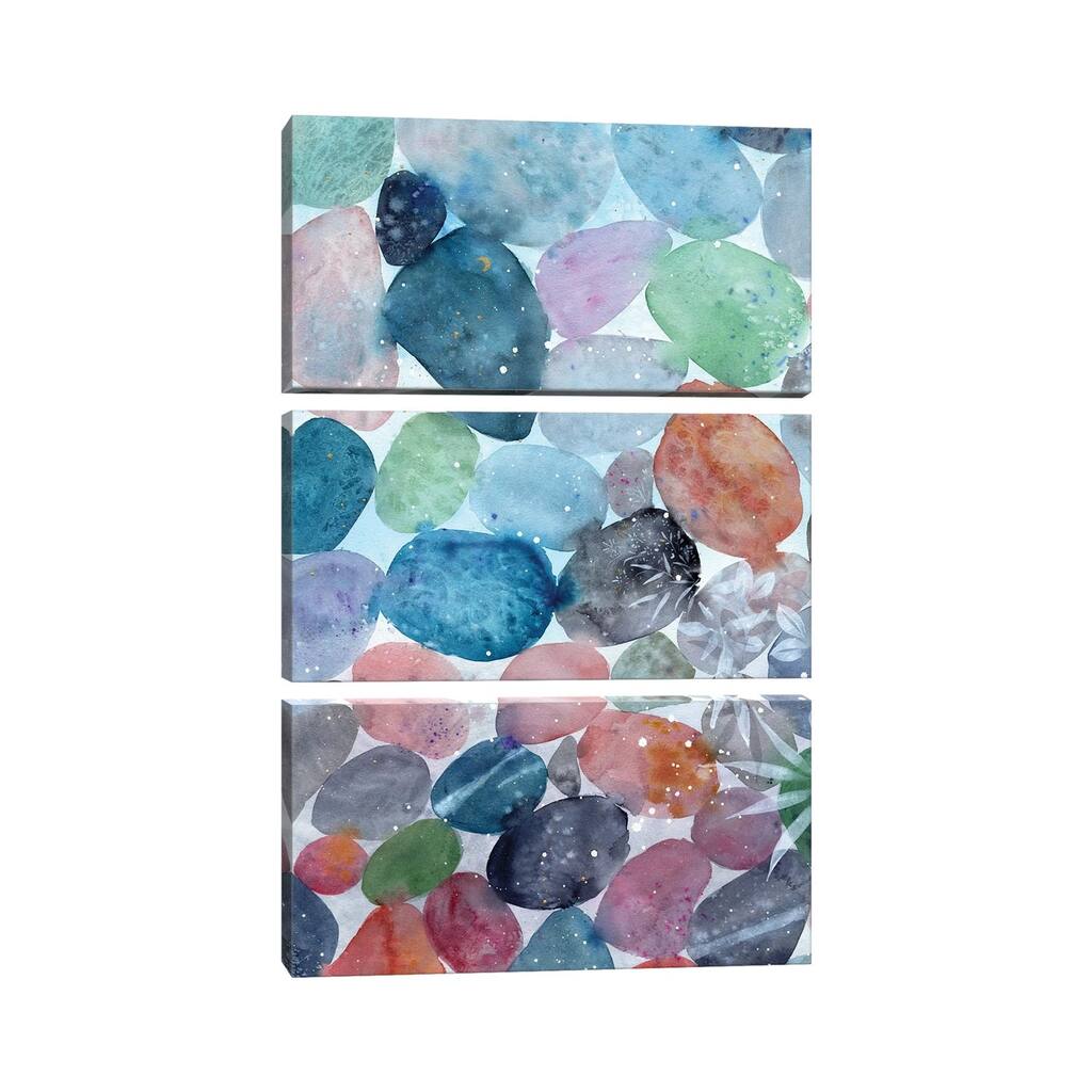 iCanvas "Cosmic Pebble" by CreativeIngrid 3-Piece Canvas Wall Art Set