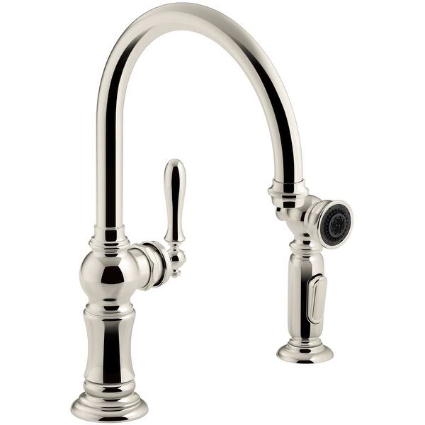 Kohler Artifacts 1.5 GPM Single Hole Kitchen Faucet ...