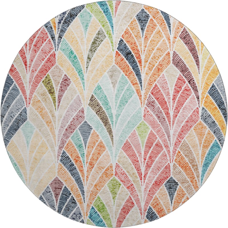 Premium Washable Super Soft Chic Mosaic Mayfield Rug