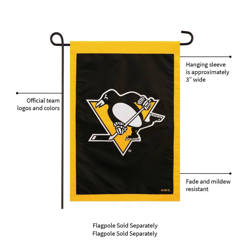 Philadelphia Flyers, Suede Garden Flag Justin Patten