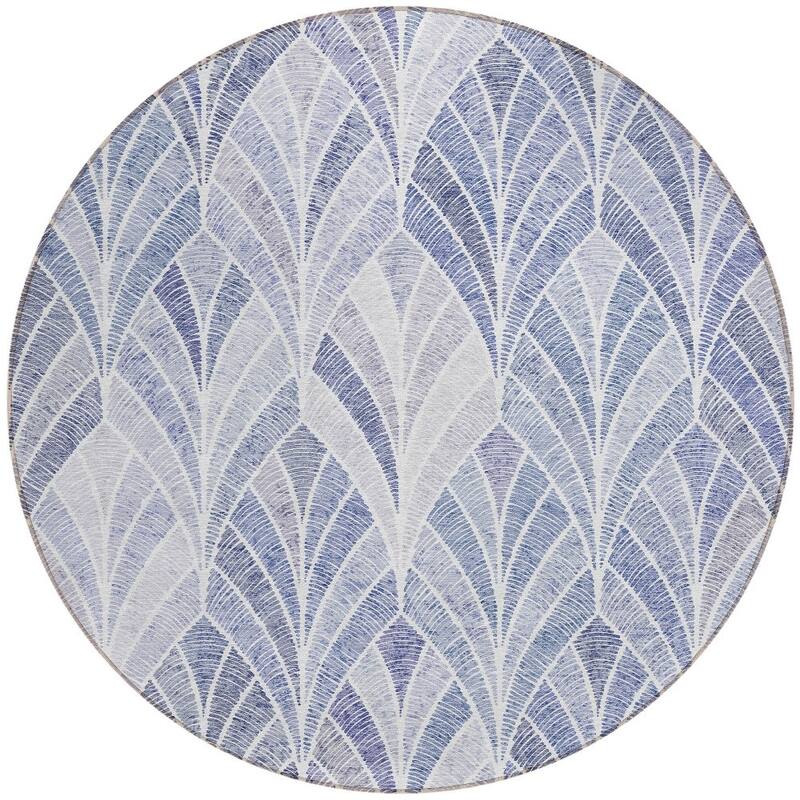 HomeRoots Geometric Transitional Rectangle Outdoor Rug