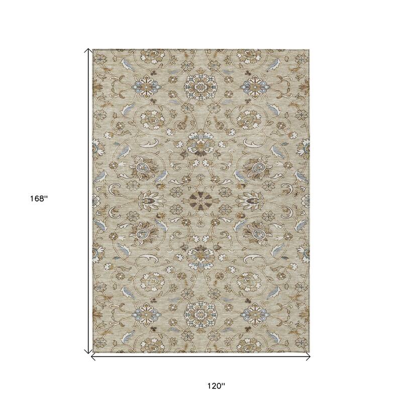 HomeRoots Moroccan Transitional Rectangle Outdoor Rug