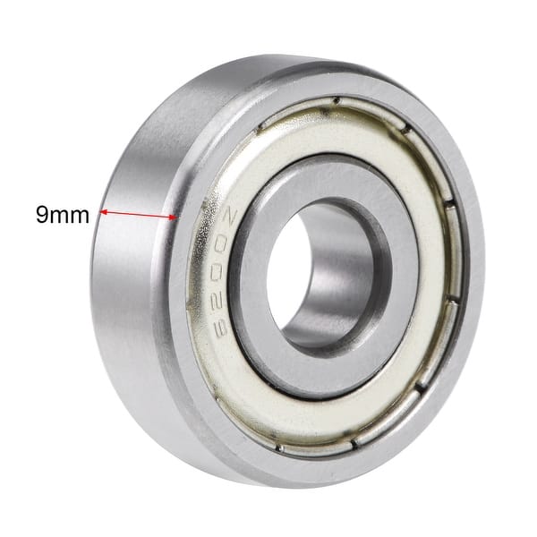uxcell 62200-2RS Deep Groove Ball Bearings 10mm x 30mm x 14mm Double Sealed Chrome Steel Z2 ABEC1 2pcs