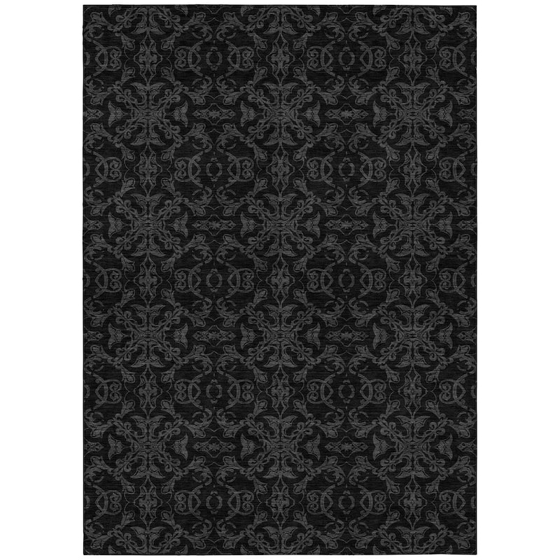 Machine Washable Indoor/ Outdoor Chantille Traditional Medallions Rug
