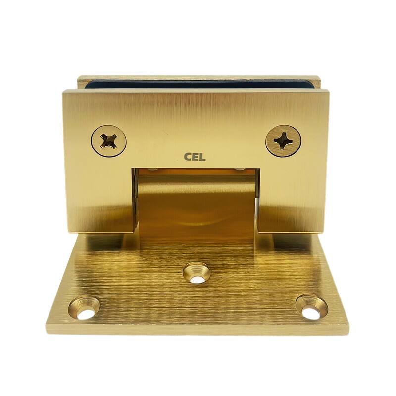 CEL Wall Mount Offset Back Plate Hinge for Frameless Shower Door