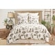 preview thumbnail 4 of 5, Hillside Royal Cotton Light Weight Year-Round Reversible Lodge Quilt Set