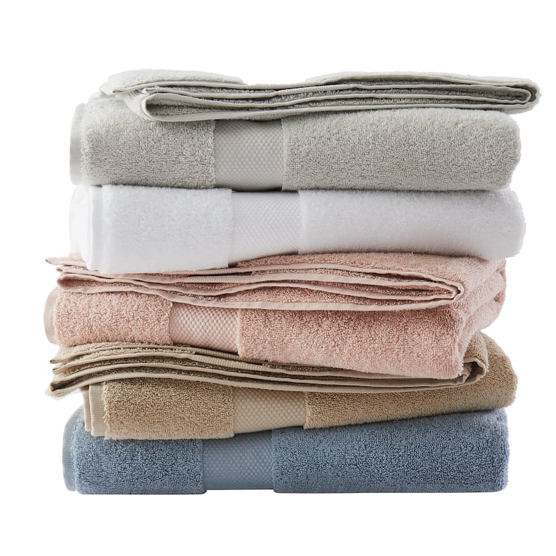 Brooklyn Loom 100% Turkish Cotton 2 Piece Bath Sheet