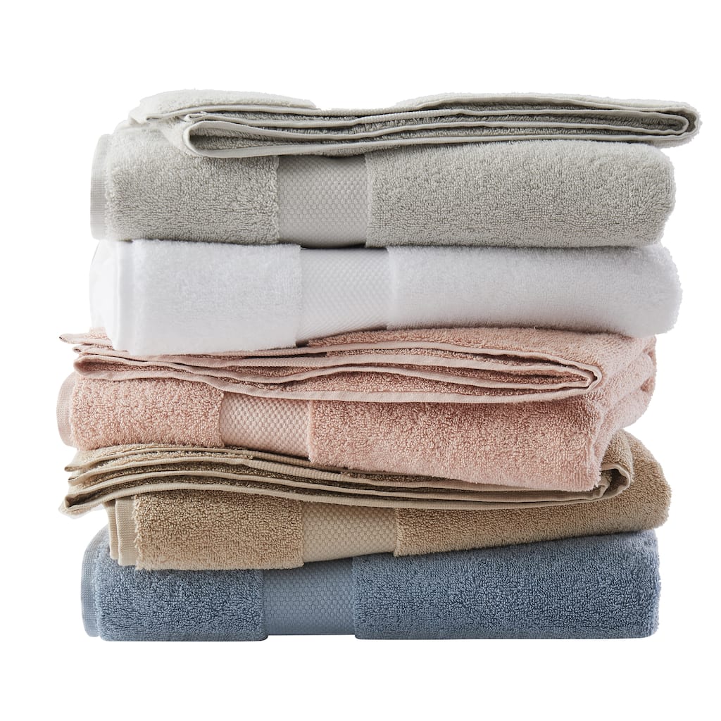 Brooklyn Loom Solid Turkish Cotton 6 Piece Towel Set