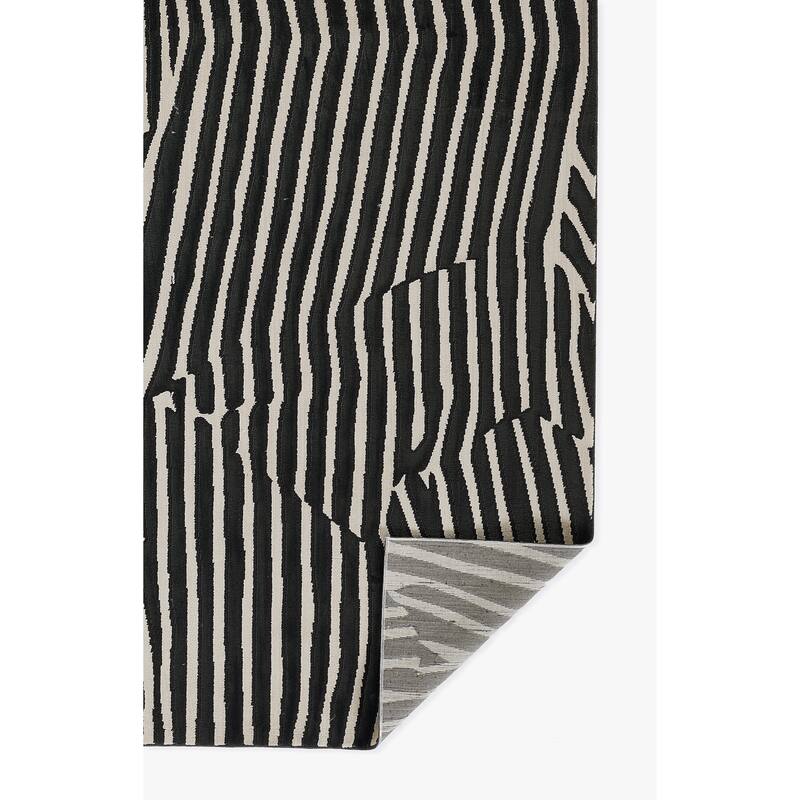 Momeni Xander Contemporary Black Geometric Area Rug