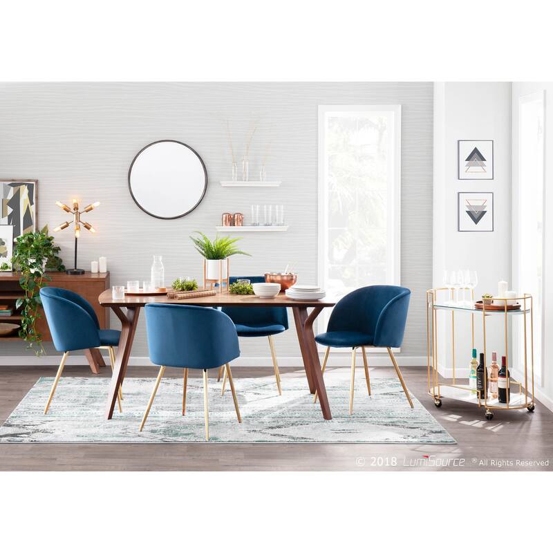 Silver Orchid Harding Upholstered Dining Chairs (Set of 2)