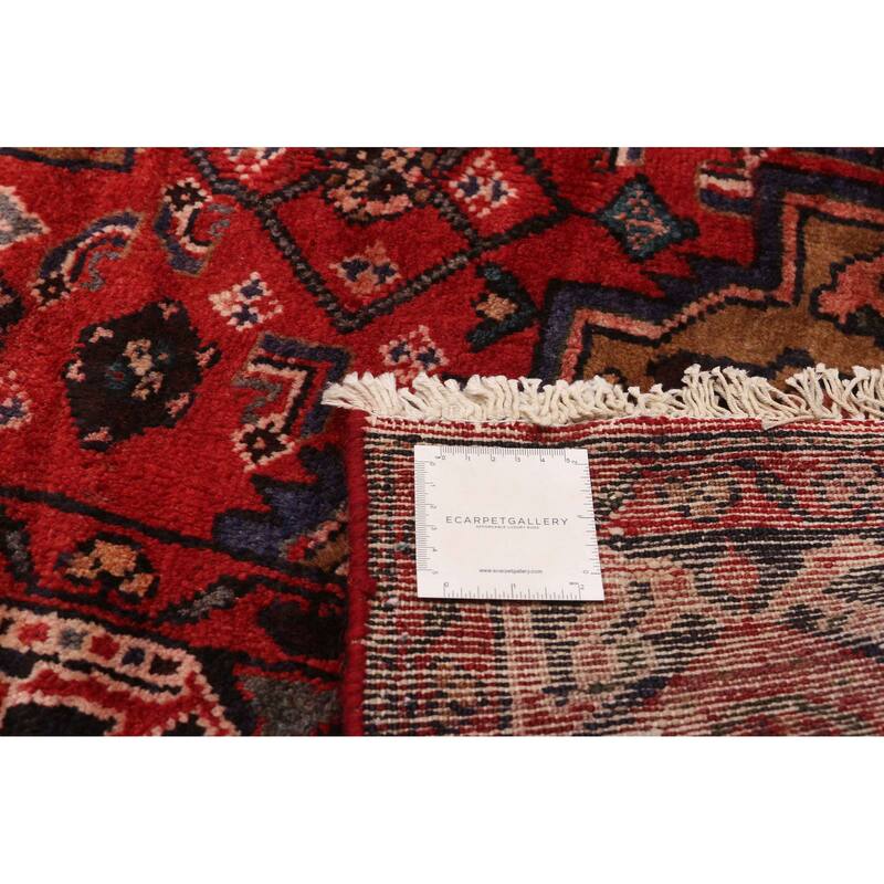 ECARPETGALLERY Hand-knotted Andelz Red Wool Rug - 5'5 x 10'2