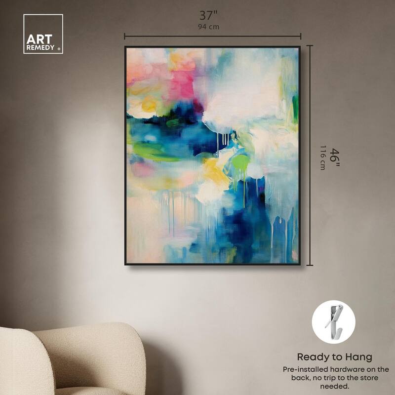 Prismatic Weeps Color III Canvas by Art Remedy