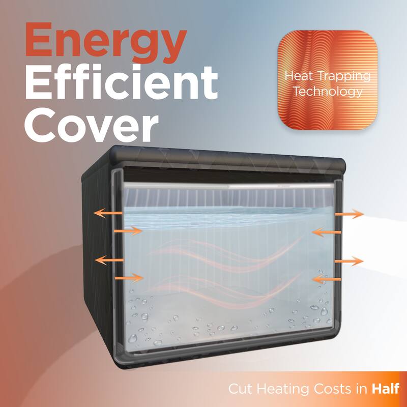 ALEKO Square Inflatable 6 prs Hot Tub Spa with Energy-saving Cover & Jets