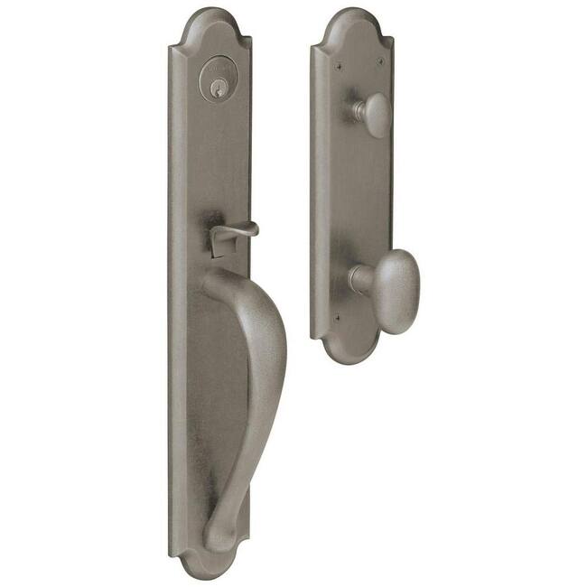 Baldwin Boulder Style Full Dummy Set Handleset with Oval Knob