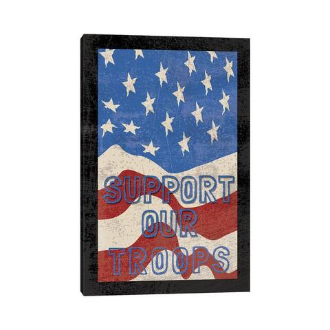 iCanvas "Troops Textured" by Erin Clark Canvas Print