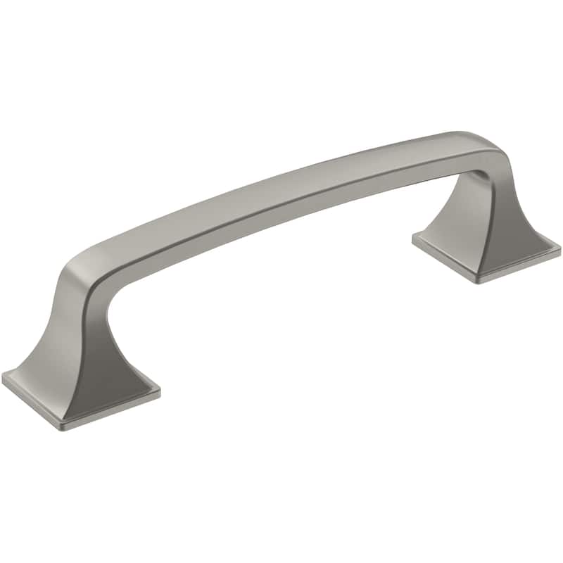 Amerock Ville 3-3/4 Inch Center to Center Handle Cabinet Pull - Satin Nickel