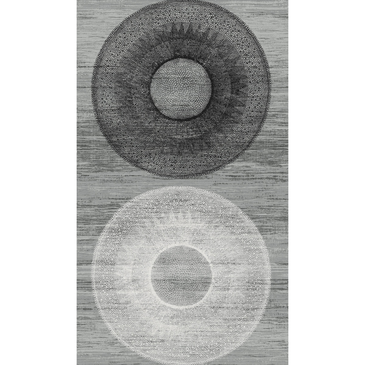 Harry & Grace Large Circle Peel and Stick Wallpaper - 20.9 in. W x 18 ft. L