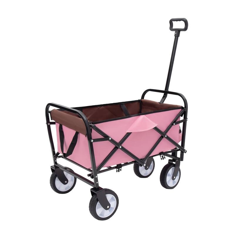 Foldable Wagon with Straps, Beach & Utility Cart, 225lb Capacity