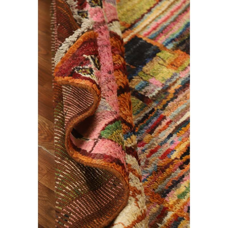 Moroccan Tribal Oriental Area Rug Handmade Bedroom Wool Carpet - 5'8" x 7'11"