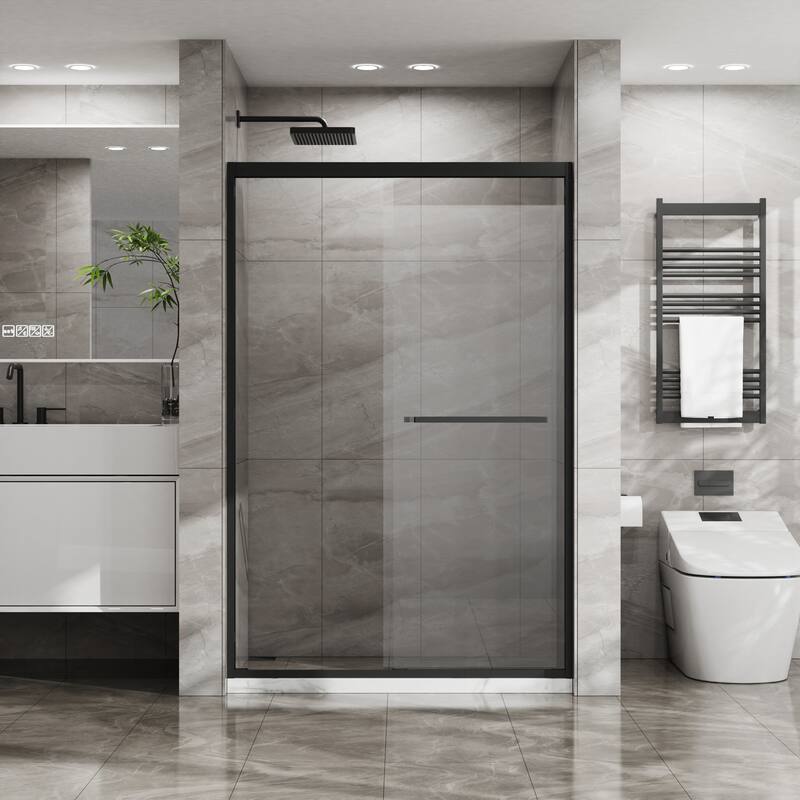 Double Sliding Glass Shower Door