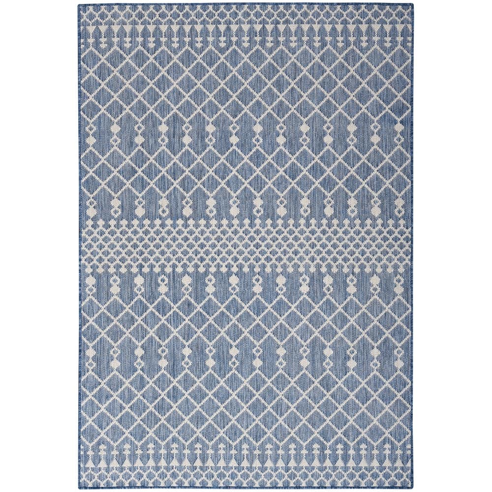 Nourison Selerno Indoor/Outdoor Moroccan Area Rug.