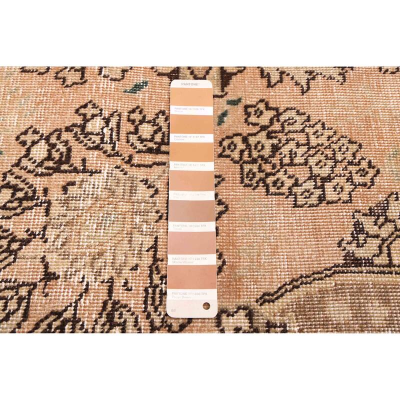 ECARPETGALLERY Hand-knotted Antalya Vintage Brown Wool Rug - 8'0 x 10'11