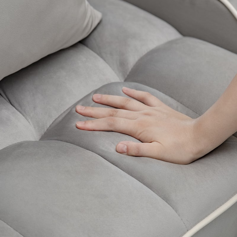 Convertible Single Chair Bed, Sleeper Sofa Bed with Phone Holder & USB Ports,Pull Out Couch Bed with Adjustable Recliner
