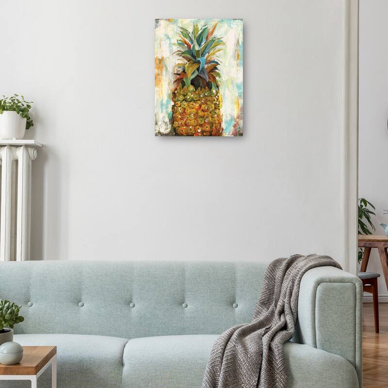 Pineapple Portrait By Frank Parson Canvas Art Print