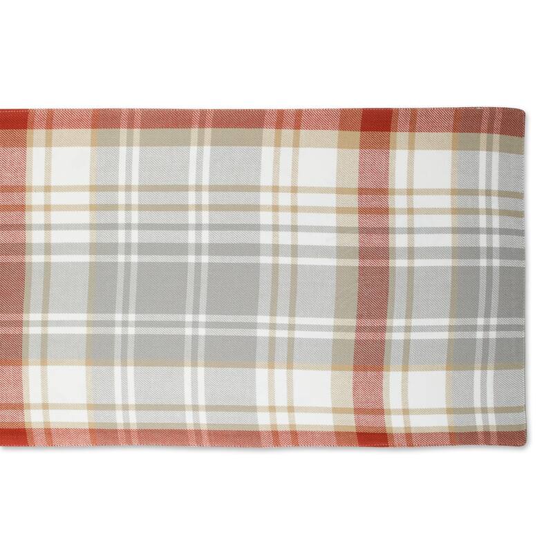 DII Thankful Autumn Wreath Reversible Embellished Table Runner