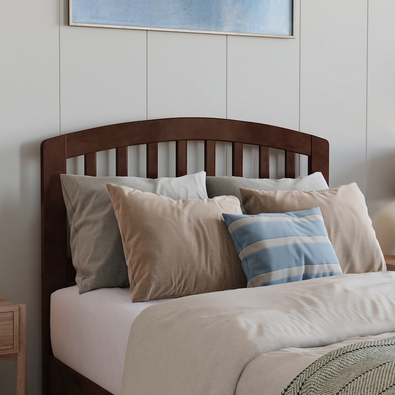 Lucia Platform Bed with Panel Footboard and Twin XL Trundle