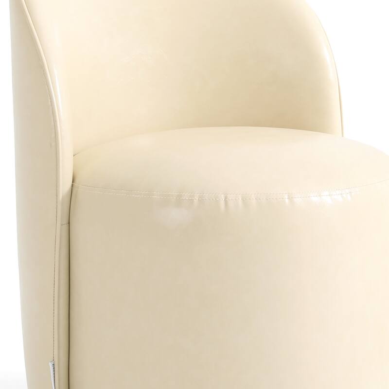 23" W Upholstered Swivel Side Chair for Dining Room, Balcony, Parlour