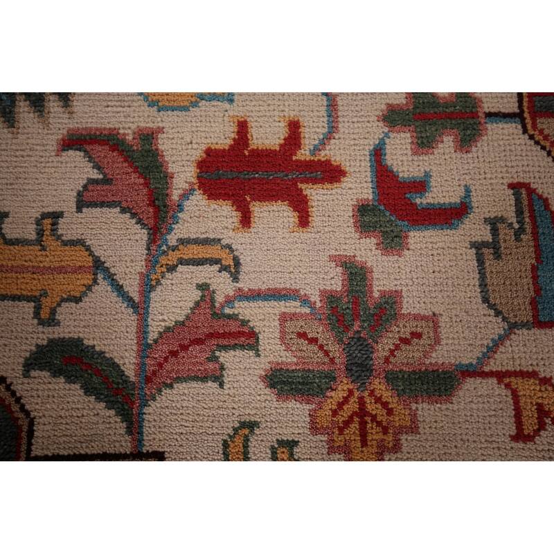Oushak Oriental Area Rug Handmade Wool Carpet - 8'9"x 11'11"