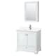 Option White, Chrome Trim, Giotto Quartz Top