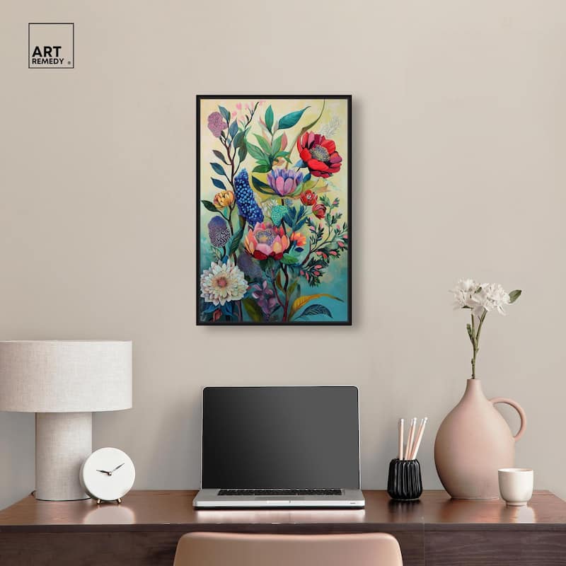 Exotic Bloom Medley II Canvas by Art Remedy